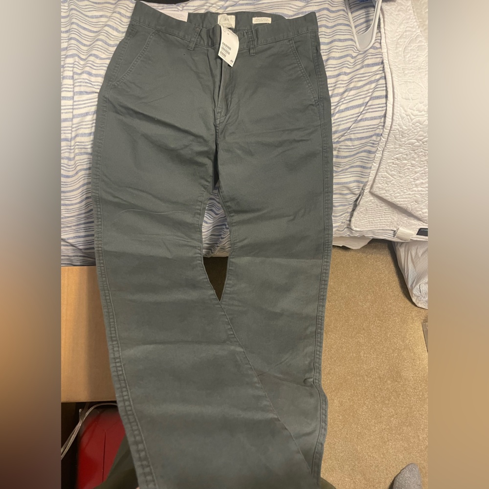 H&M Skinny Fit Stretch Green Pants